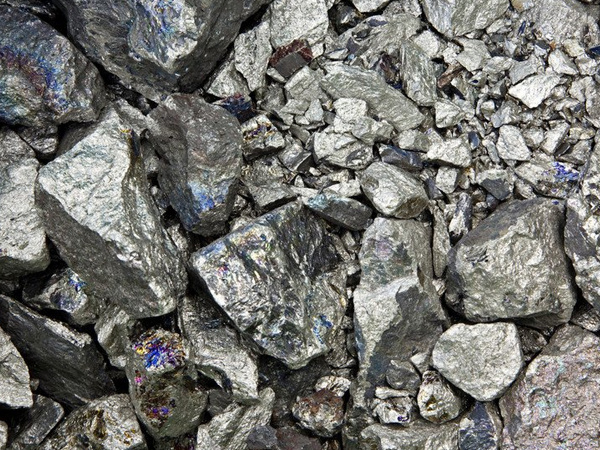 What is the approximately iron content in iron ore