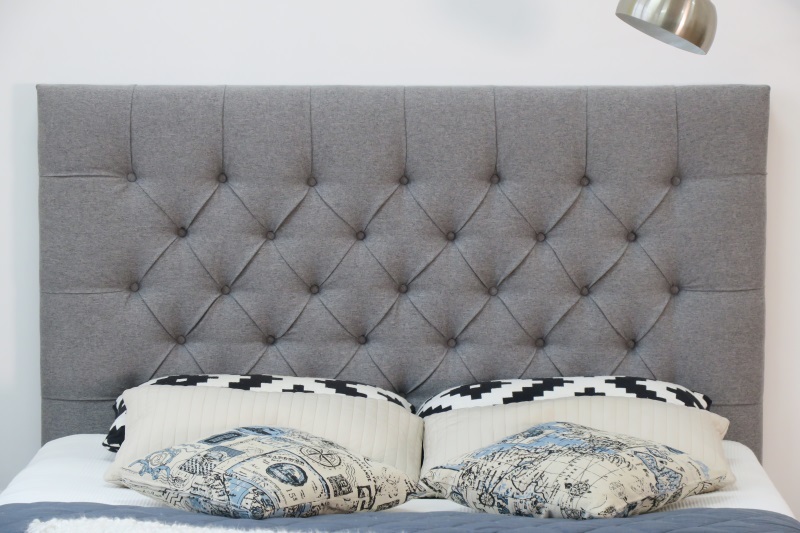 Gas spring lift Storage Fabric bed