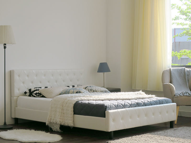 Leather Bed