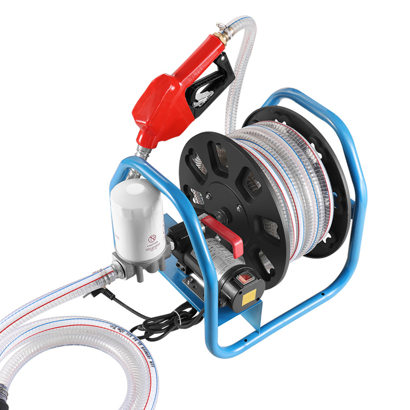Electric Reel pump steel wire tube+ self-sealing nozzle