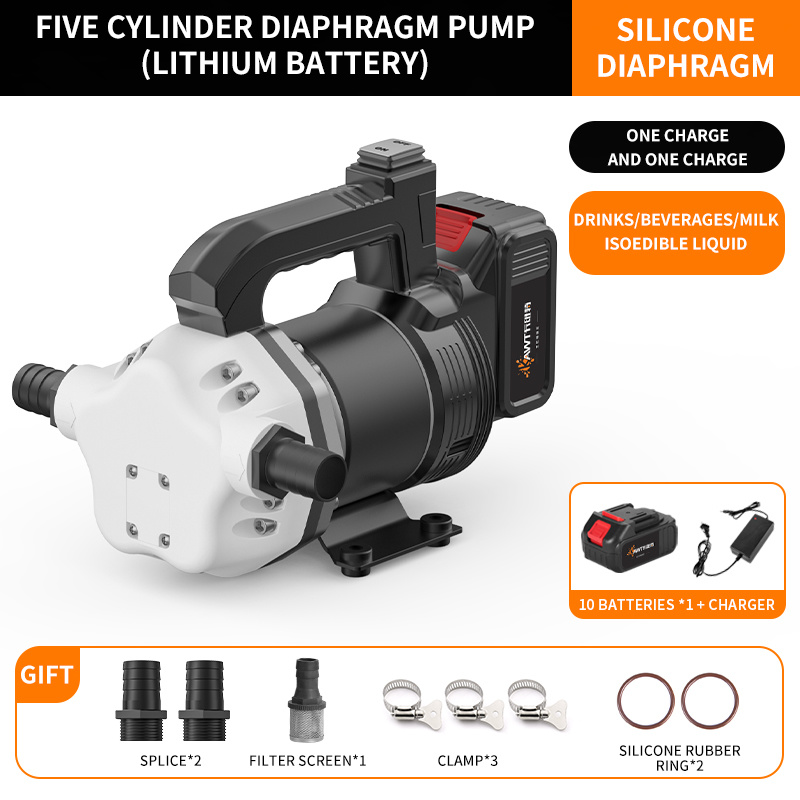 Lithium battery diaphragm pump  (Silicone rubber)
