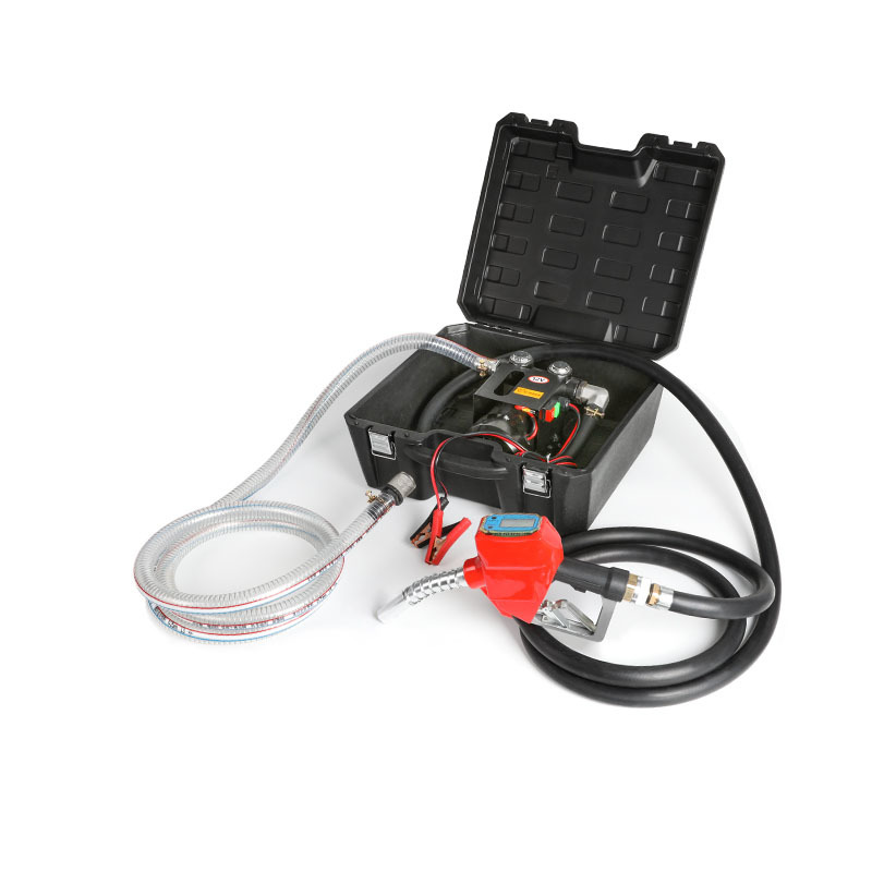 Oil pump toolbox with metering nozzle