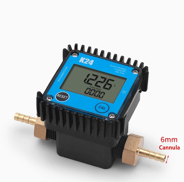 6/8/10mm cannulated gear flow meter