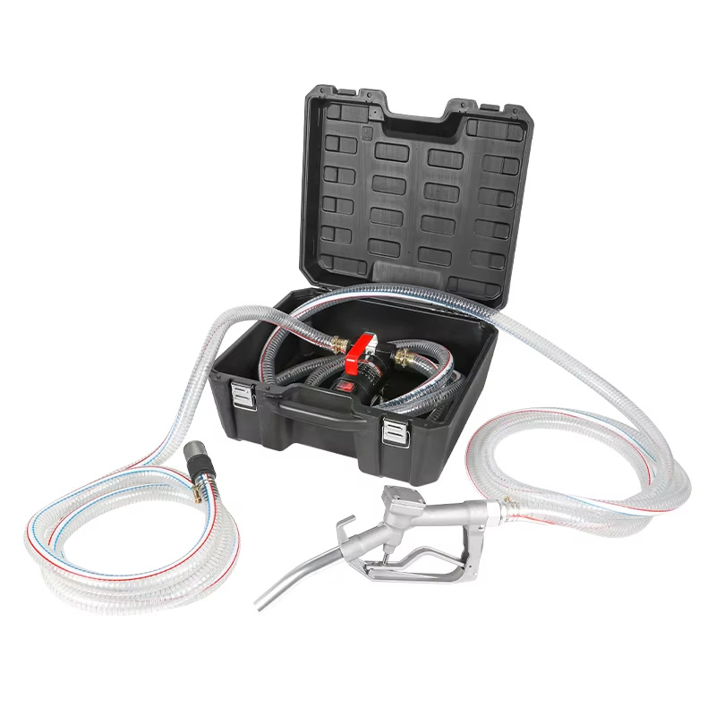 Oil pump toolbox with manual gun