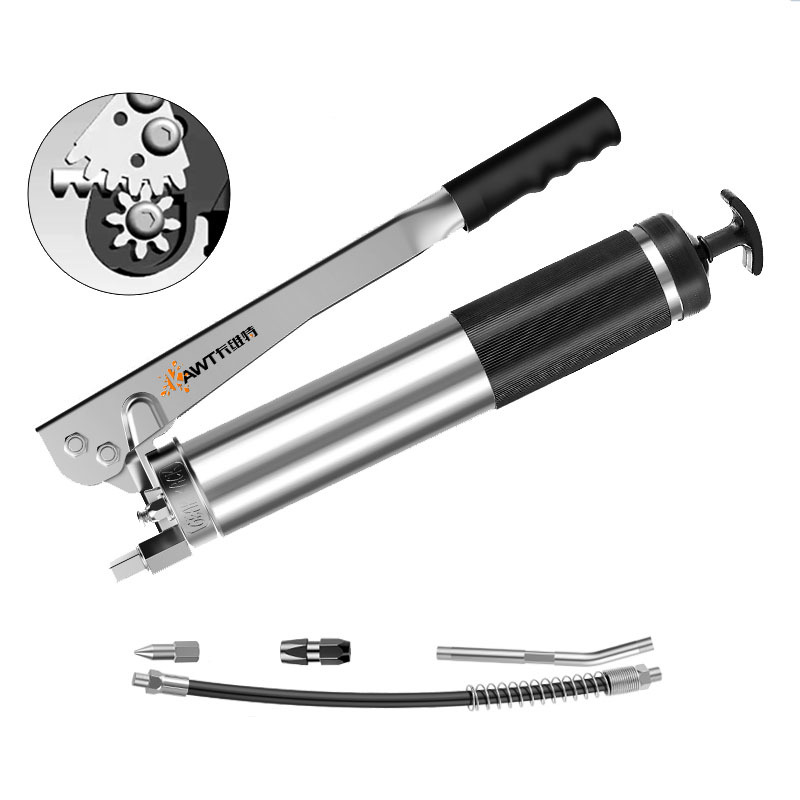 Double-gear Stainless steel grease nozzle