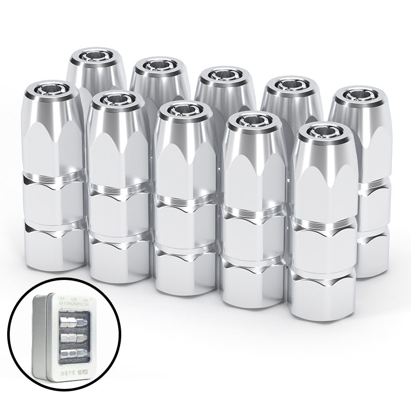 Silver Steel  Grease nozzle Coupler Adapters