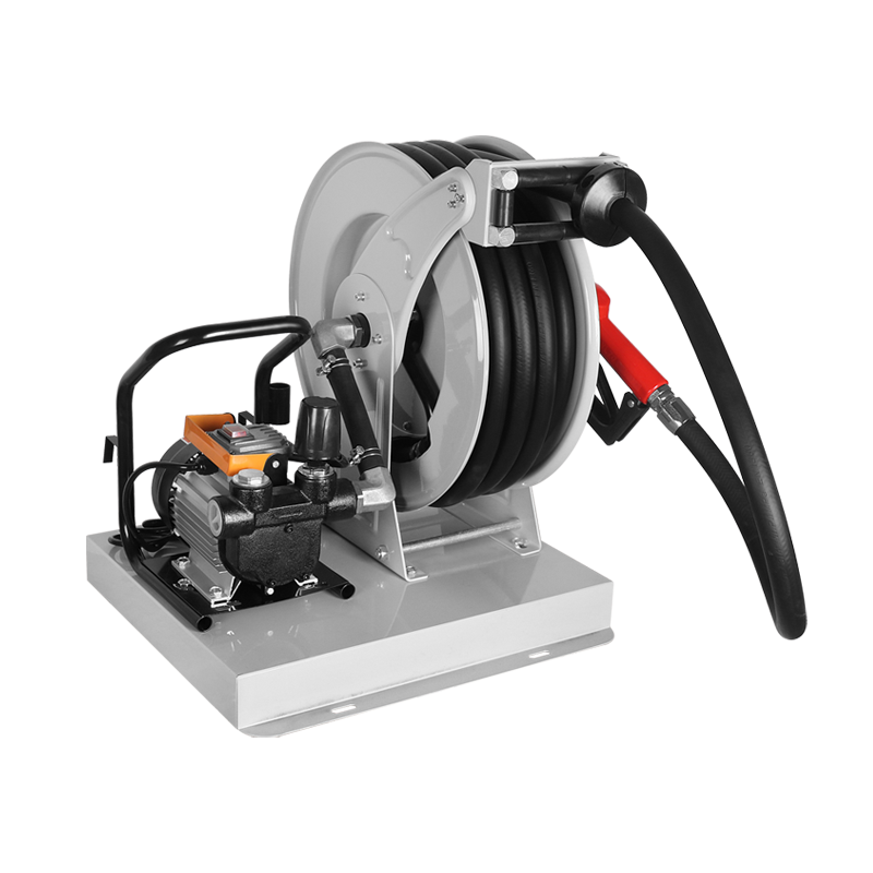 Diesel Metering Self-Sealing Nozzle with Integrated Hose Reel Unit