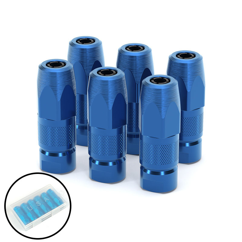 Blue explosion-proof Grease nozzle Coupler Adapters