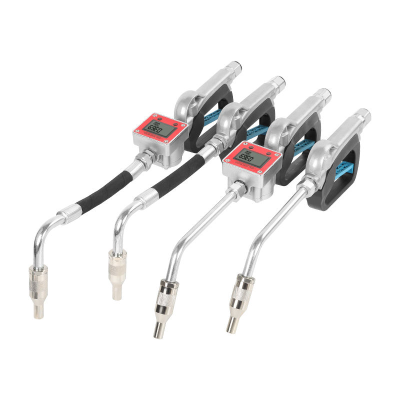 Metering digital display refill gun