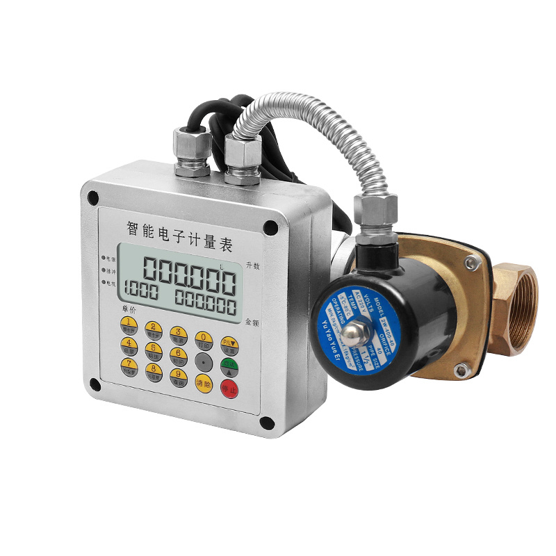 Aluminum alloy turbine metering system with copper solenoid valve