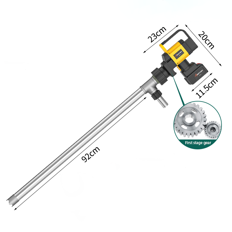 1000W brushless gear twist pump+Tetrafluoroethylene (PTFE) chemical pipe