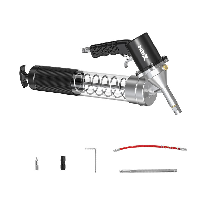 【Bulk Oil】C model transparent pneumatic continuous grease gun