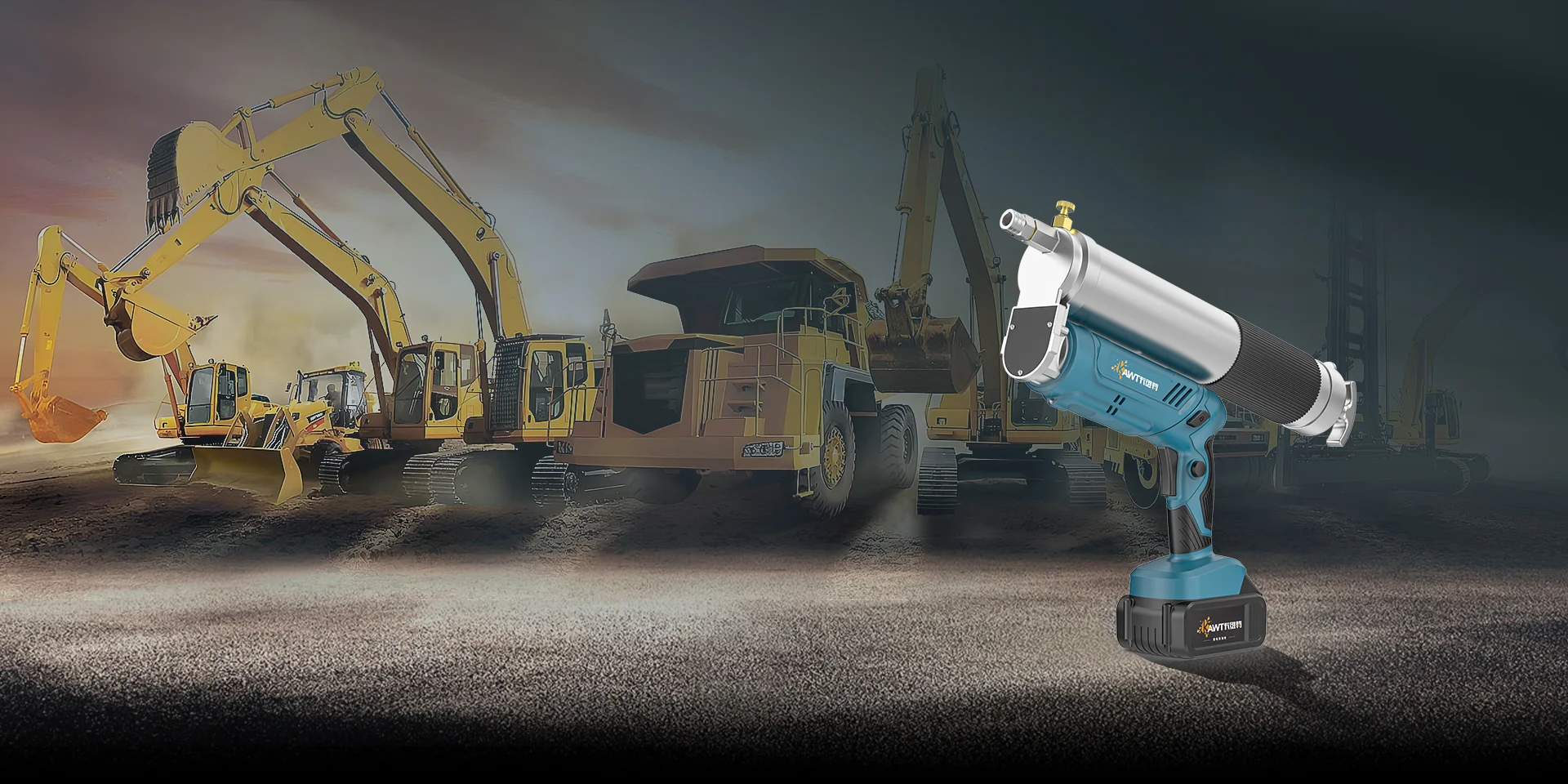 360° Swivel Handheld Lithium Grease Gun