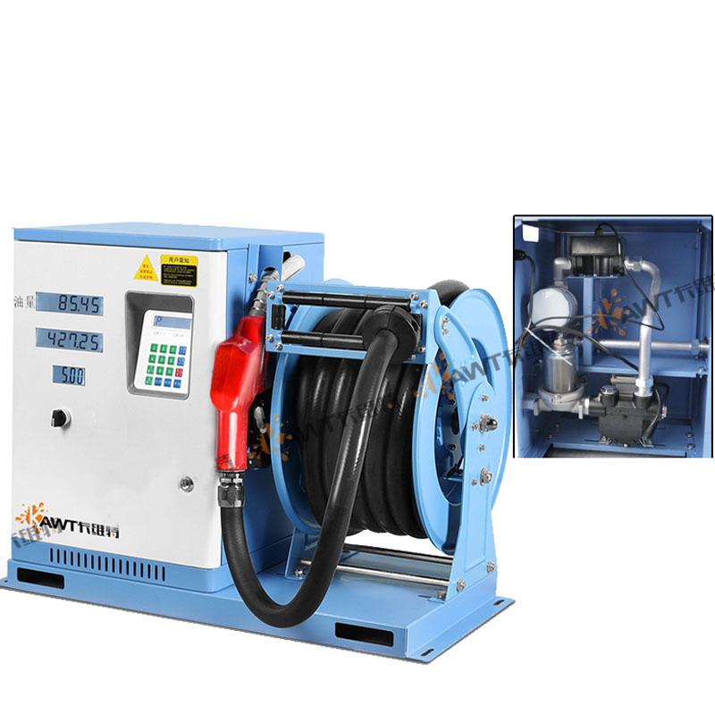 70B Double filter reel fuel dispenser+13m oil out hose