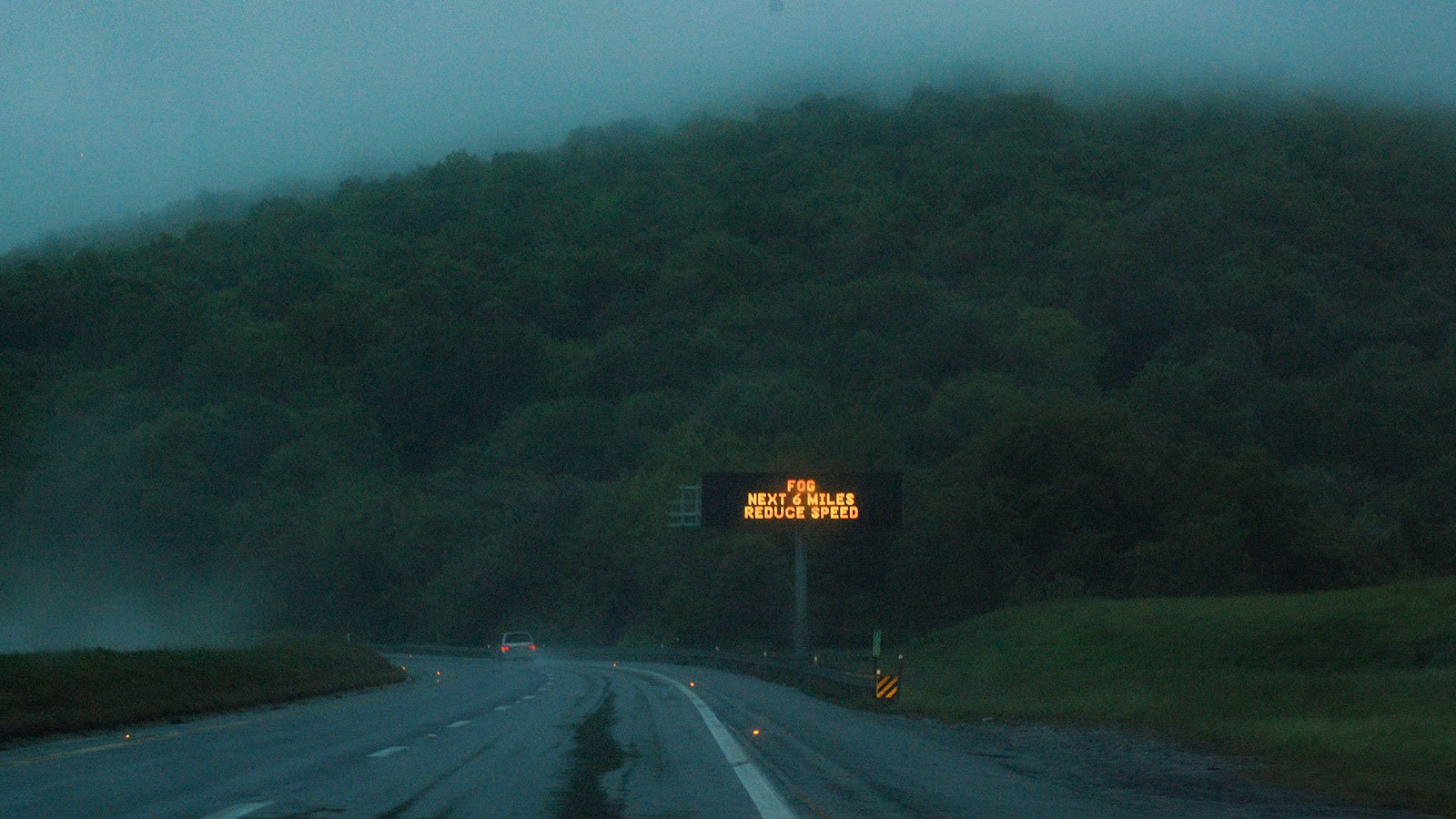 Highway Fog Guide System