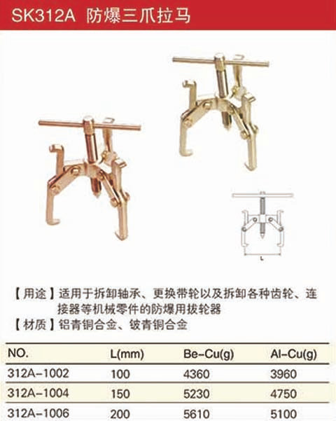 防爆三爪拉馬規(guī)格