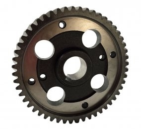 Concave axle gear