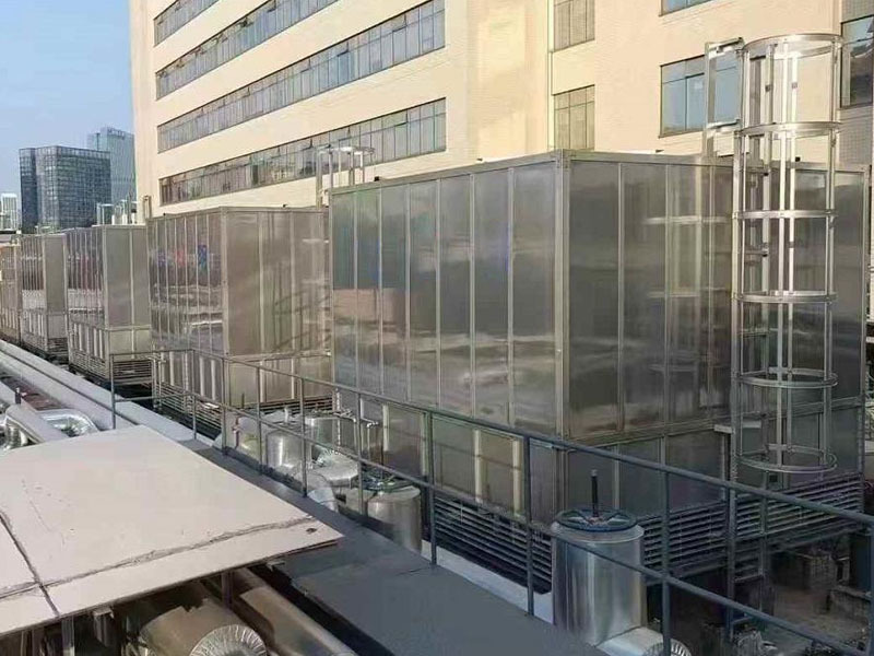 开式底部进风方形逆流冷却塔