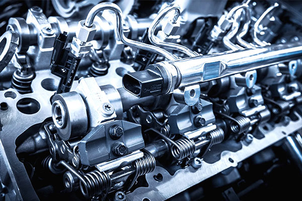 The development of engines in heavy machinery