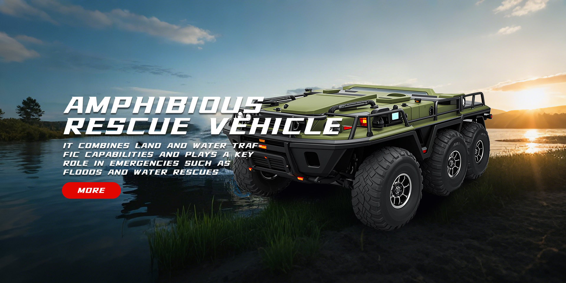 amphibious rescue vehicle