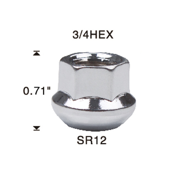 OPEN-END SPHERE LUG NUTS