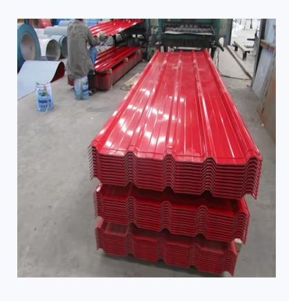 Corrugated color roof