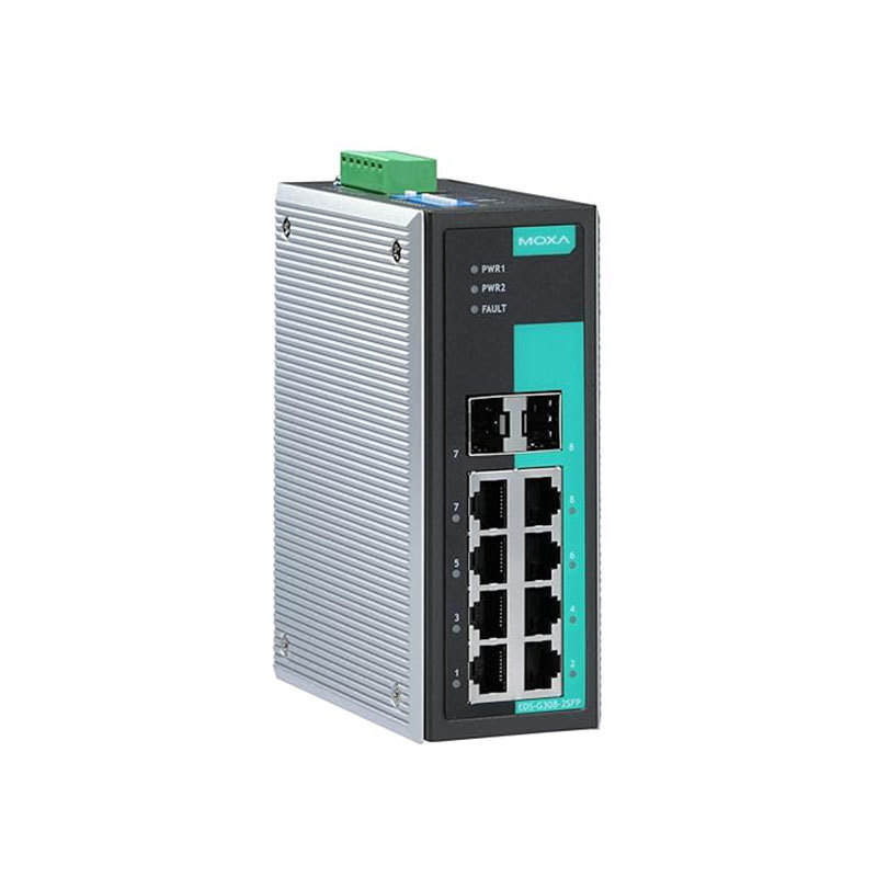 MOXA EDS-G308-2SFP Unmanaged full Gigabit Ethernet switch