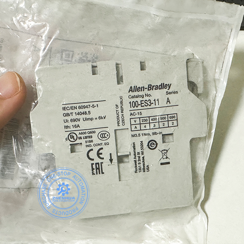 Allen Bradley Auxiliary Contact, 100-ES3-11 A, brand new original