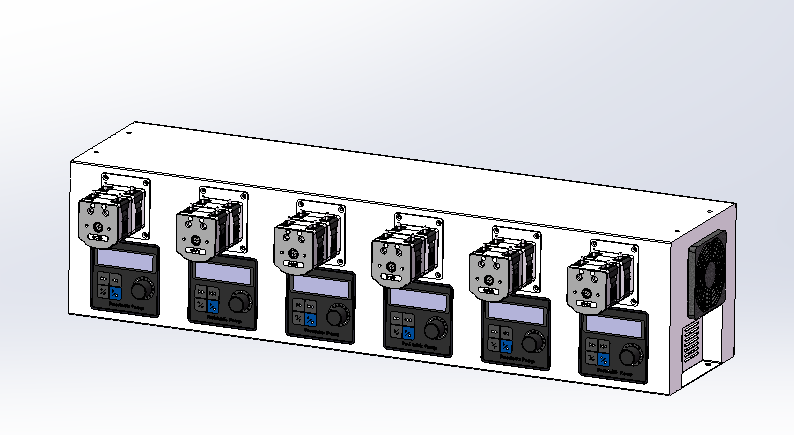 GR6-6BS peristaltic pump filling system