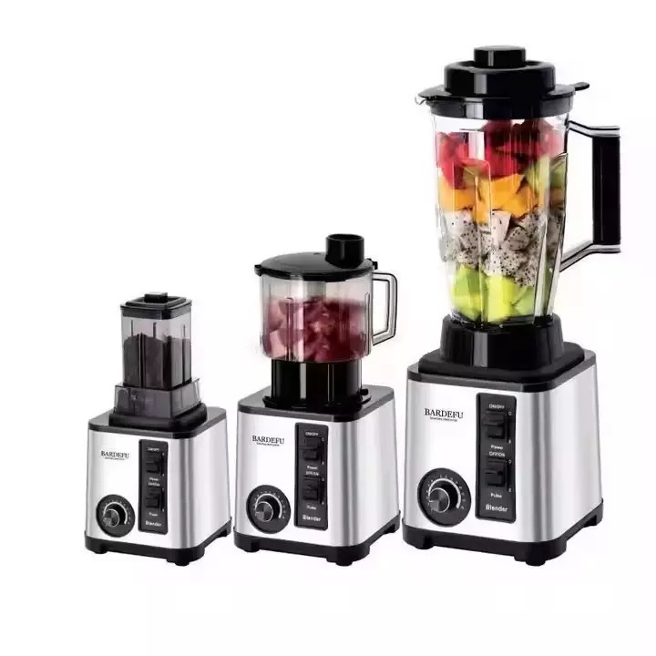 Blender 3L 6 en 1 transfrontalier petit appareil ménager pour fruits et légumes, presse-agrumes en acier inoxydable