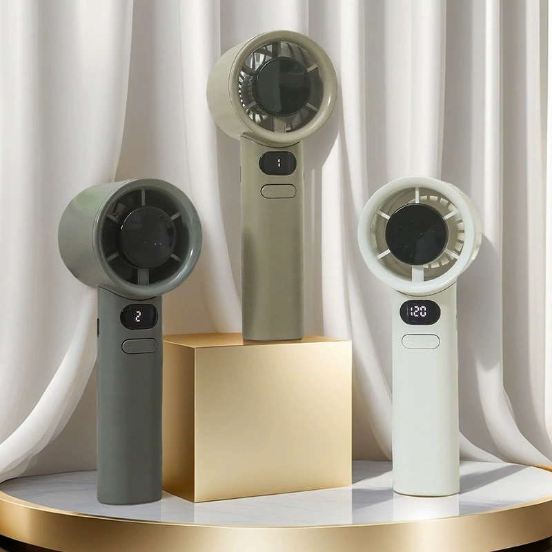 Ventilateur de poche multifonctionnel USB rechargeable pour l'été et l'extérieur