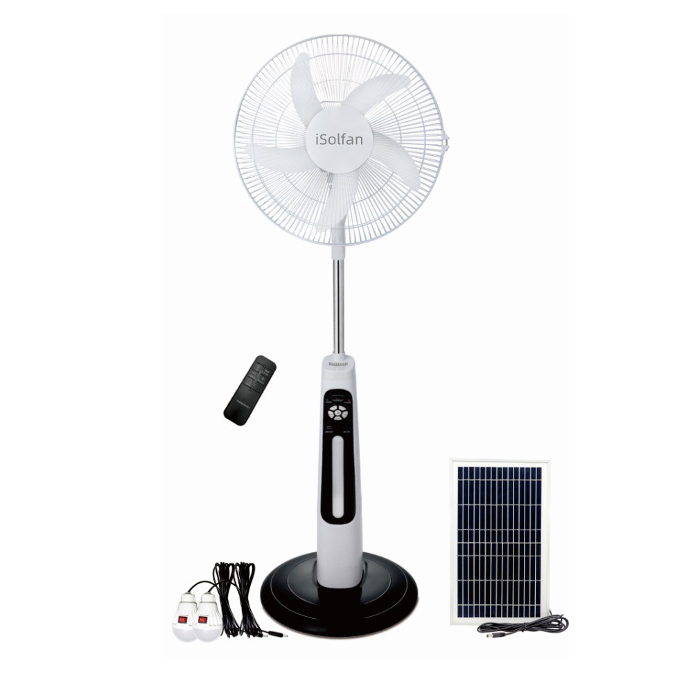 300A Abanico de pie recargable de 16 pulgadas