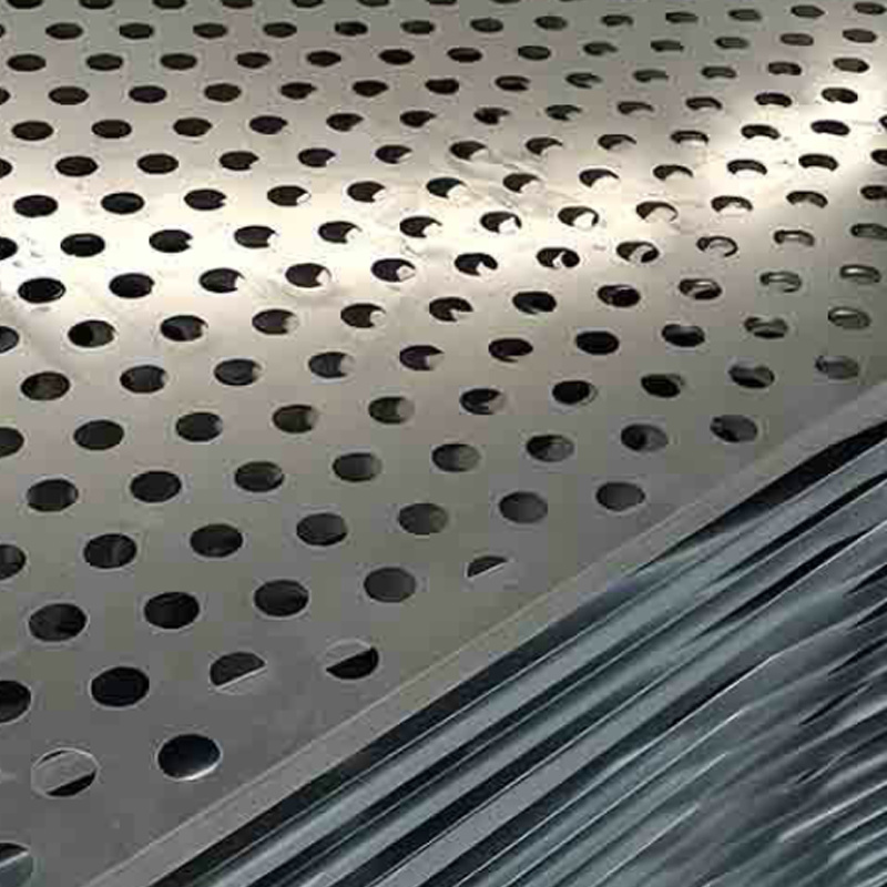 Perforated aluminum and steel sheets