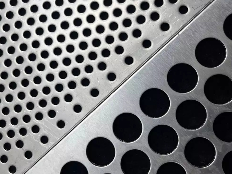 Perforated metal sheet