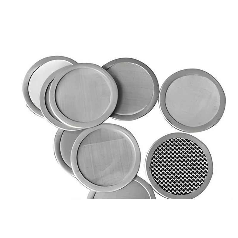 Multi-layer edge-wrapped filter mesh woven filter sheet
