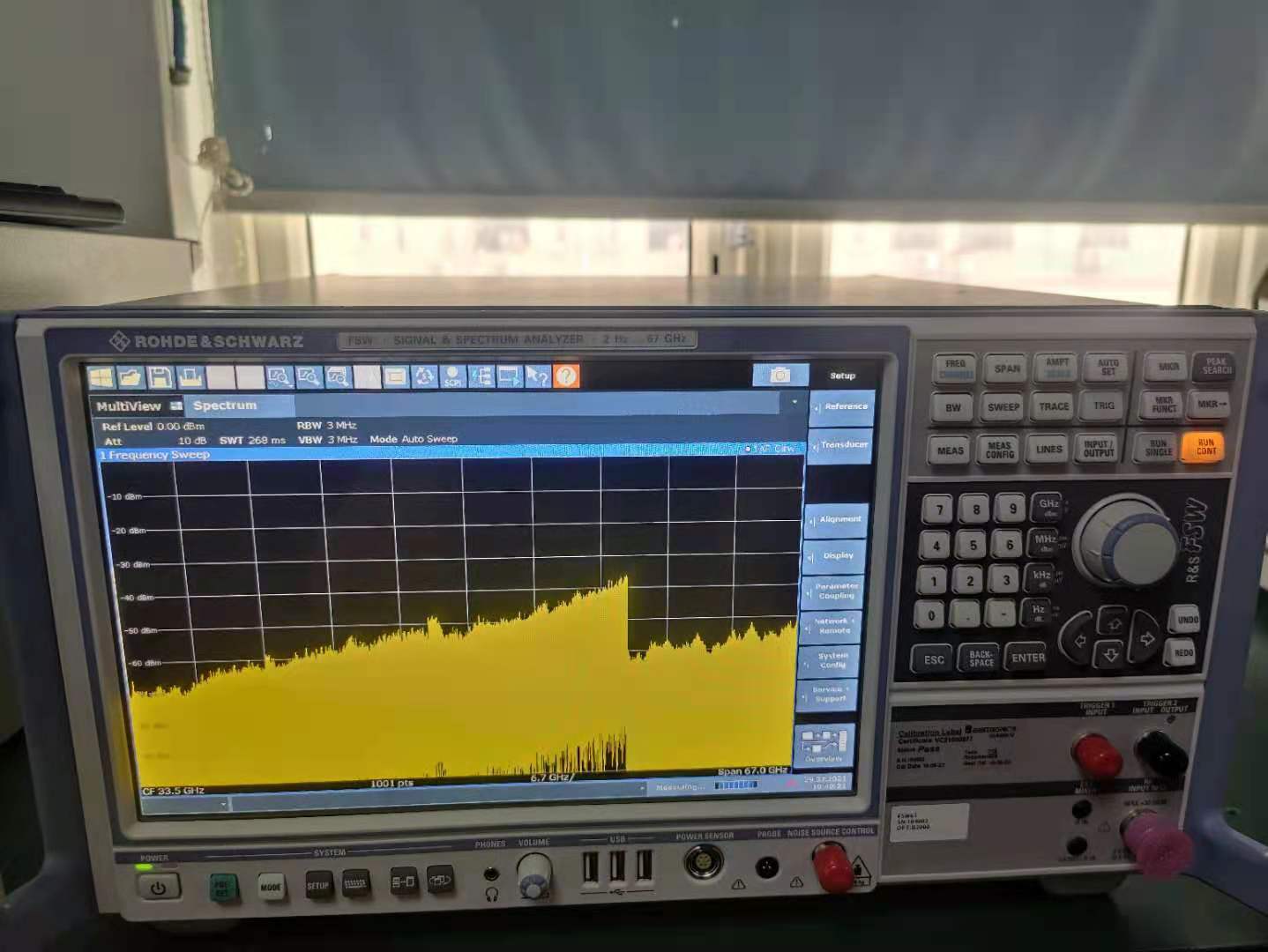 全方位租赁服务：罗德与施瓦茨FSW67信号分析仪，频率范围从2Hz至67GHz