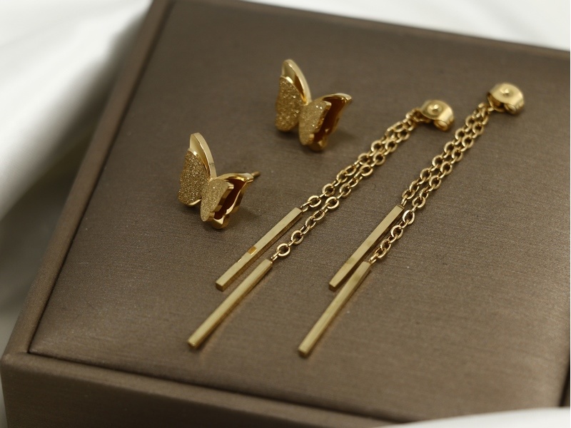 Tassel Butterfly Earrings