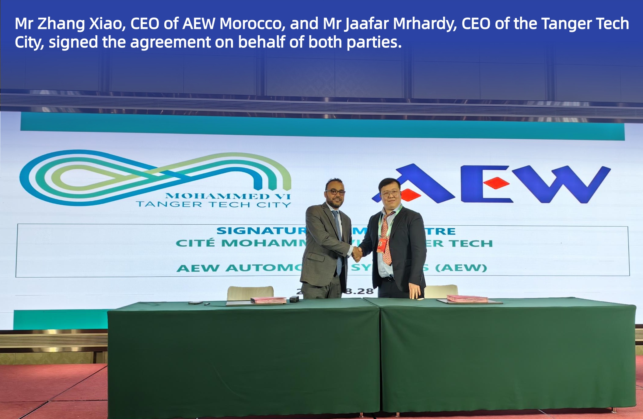AEW Signs Morocco Project Agreement at China-Arab States Expo