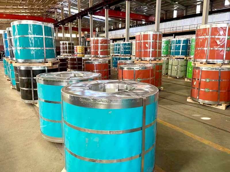 Color coated coil