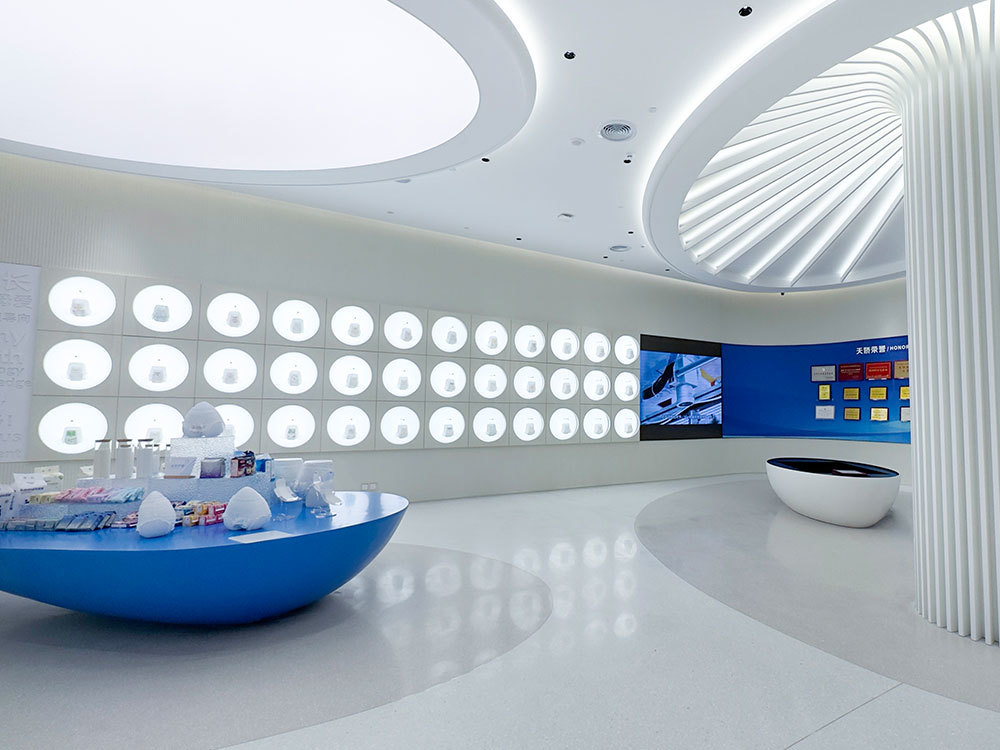 Sample room display