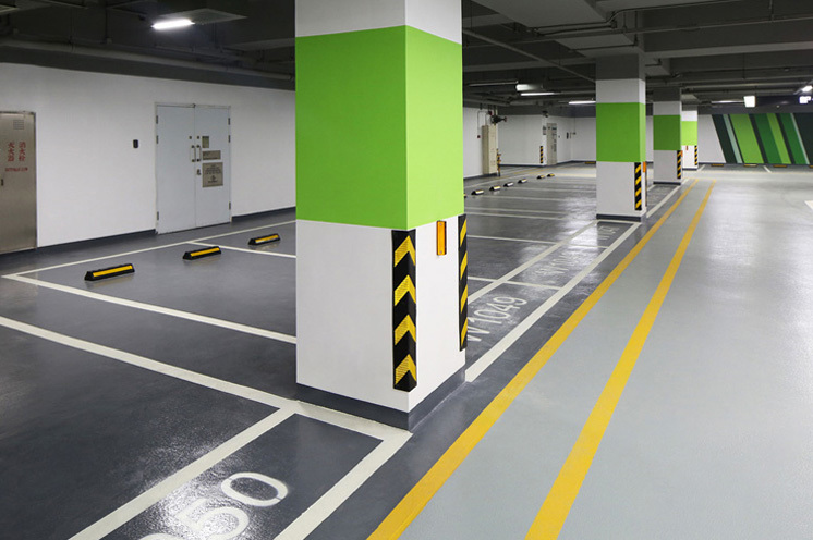 Epoxy floor paint for underground garage
