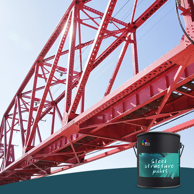 Economical Chemical Resistance Anti-rust Liquid Industry Steel Structure Paint Metallic Coating