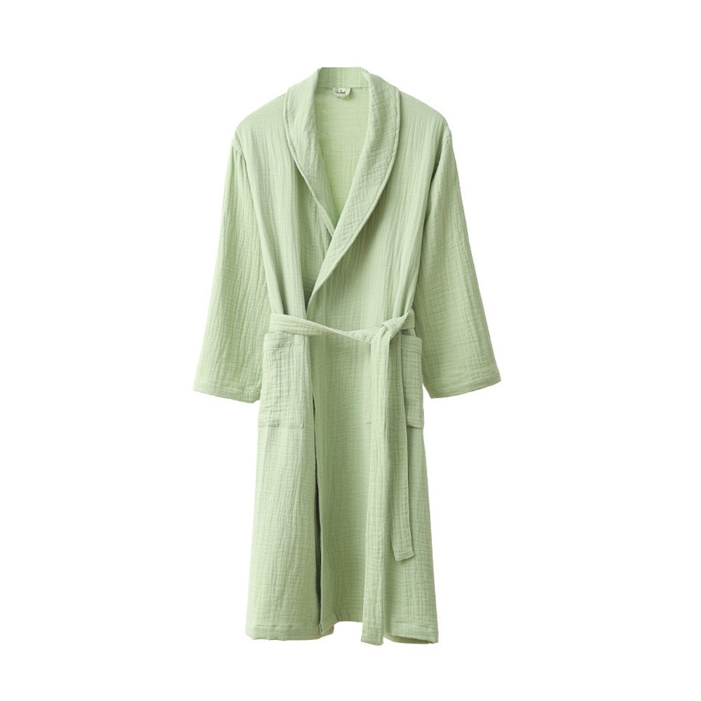 Cotton Gauze Bathrobe
