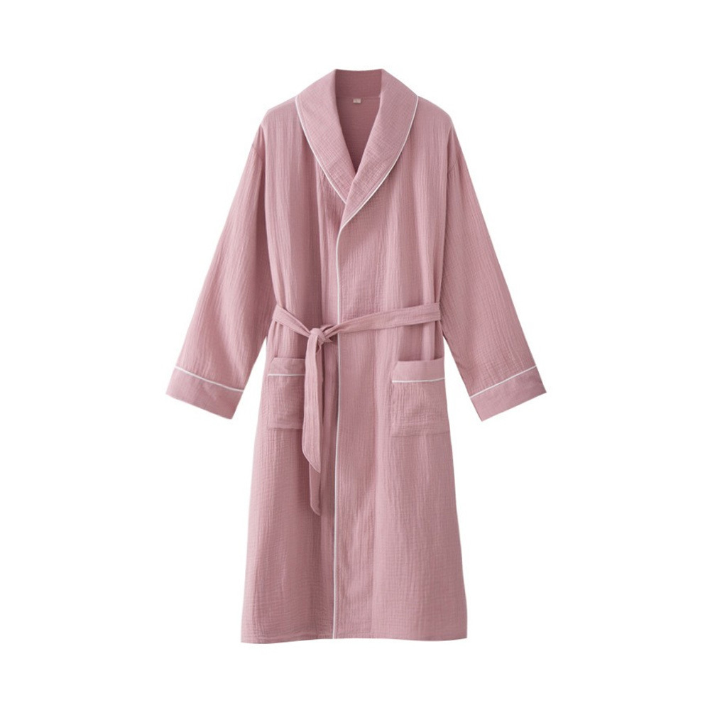 Cotton Gauze Bathrobe