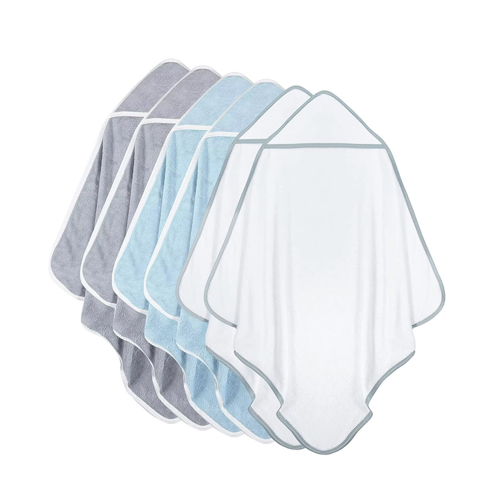 Colorful Baby Hooded Bath Towel 600GSM Super Thick Children's Towel Highly Absorbent