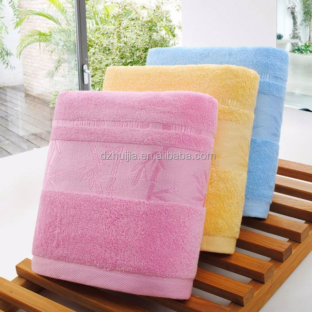Custom Size Jacquard Design 100% Cotton Hotel Bath Towel 100x200 cm High Quality