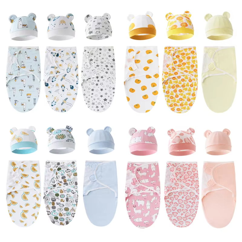 Essentials Easy Wrap Swaddle Warm and Soft Newborn Sleep Sack Baby Swaddles Wearable Blanket Sleep Bag