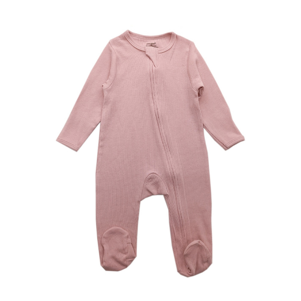 Solid Color Baby Rompers