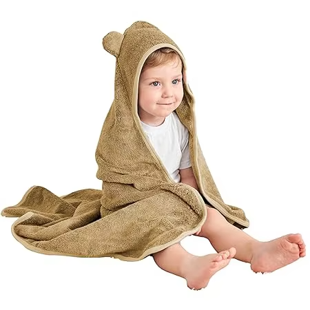 Baby Towel for Newborn - Cozy Baby Bath Towel for Boy, Girl, Infant and Toddler - 600GSM Hooded Baby Towel With Cute Bear Ears