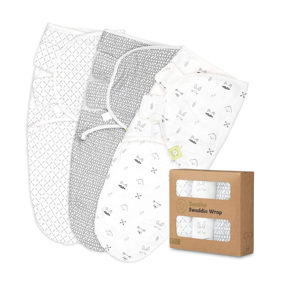 Organic Cotton Baby Sleeping Bag ,0-3 Months Baby Swaddle Bag Newborn Kids Towel